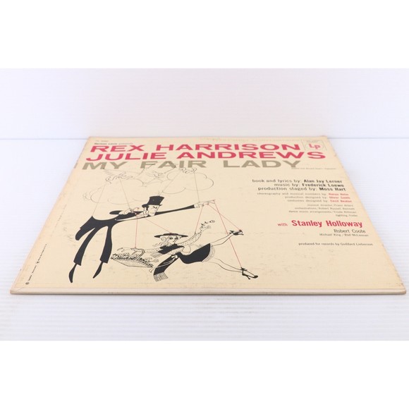My Fair Lady - Original Broadway Cast Julie Andrews 1956 Mono LP Record OL 5090 - Picture 4 of 16